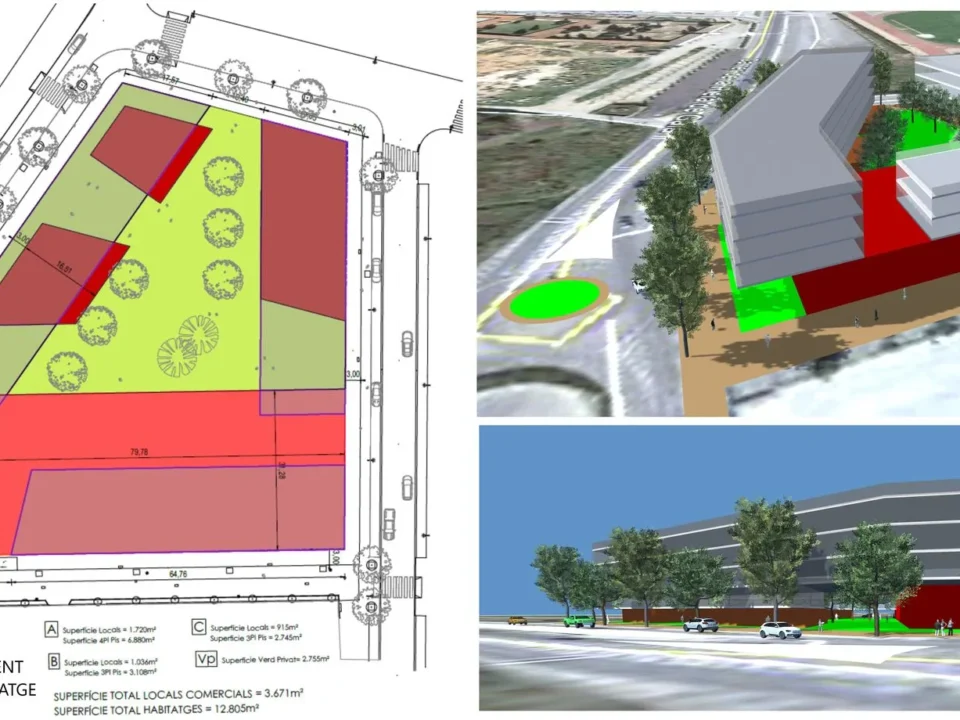 Anteproyecto zona residencial y comercial Torredembarra