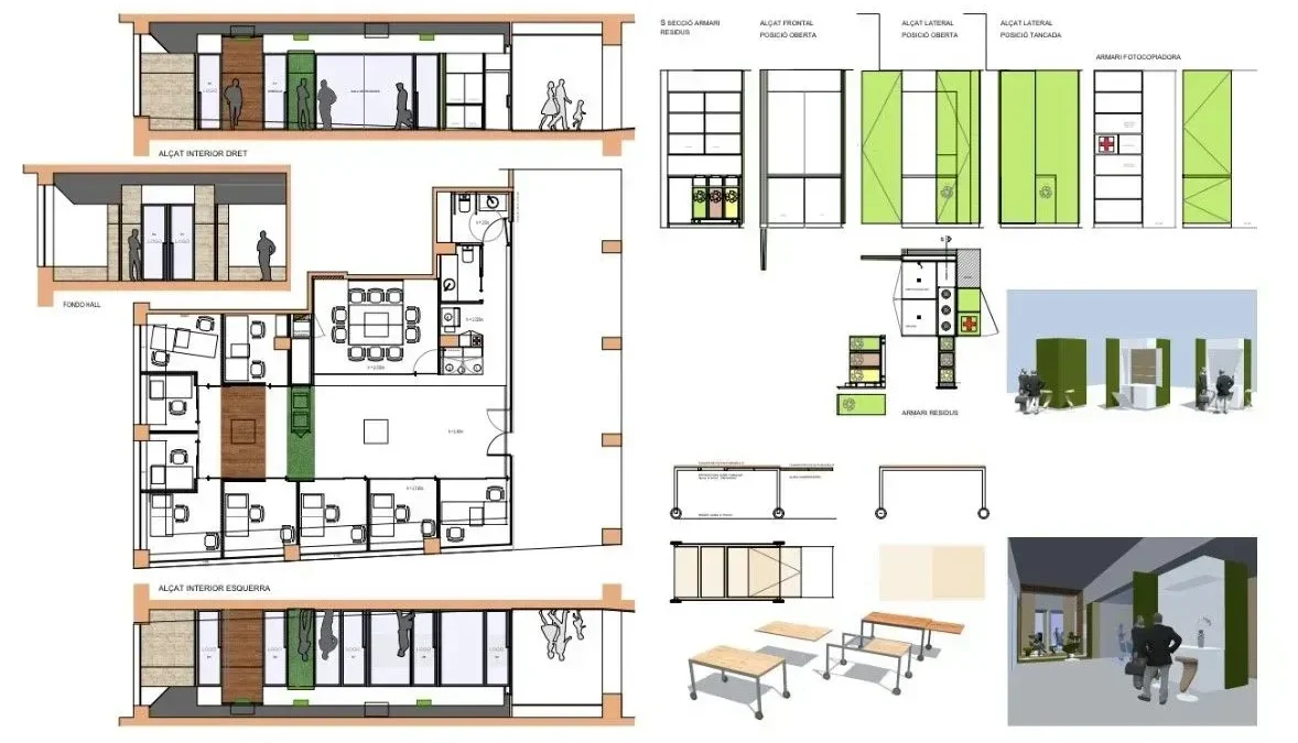 Diseño local para centro de negocios Vilanova i la Geltrú