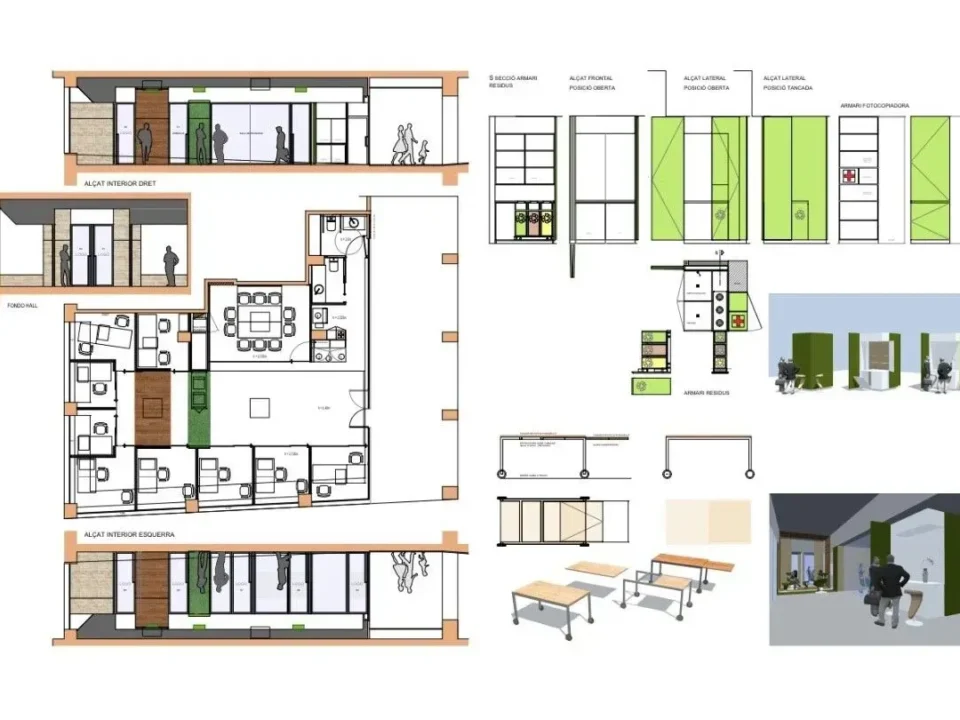 Diseño local para centro de negocios Vilanova i la Geltrú