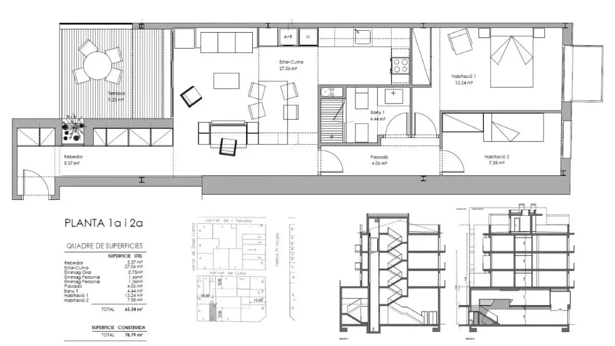 Anteproyecto edificio plurifamiliar - Canyelles