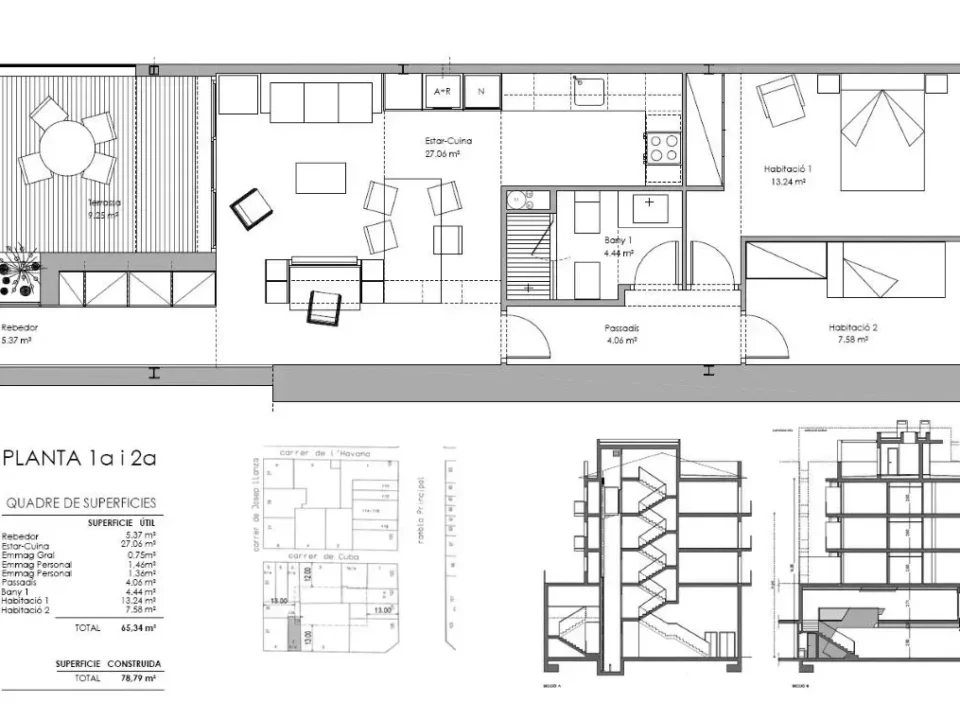 Anteproyecto edificio plurifamiliar - Canyelles